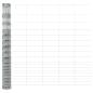 Preview: Zaun mit Pfosten Silber 1,5 x 50 m Stahl