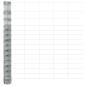 Preview: Zaun mit Pfosten Silber 1,6 x 50 m Stahl