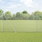 Preview: ARDEBO.de - Zaunpfosten Silber 25 x 1,5 m (12 x 12 mm Netz) Stahl