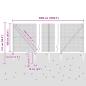Preview: Zaunpfosten Silber 50 x 1 m (12 x 12 mm Netz) Stahl