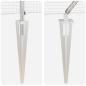 Preview: Zaunpfosten Silber 50 x 1 m (19 x 19 mm Maschen) Stahl