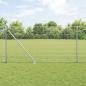 Preview: ARDEBO.de - Zaunpfosten Silber 50 x 1 m (25 x 25 mm Masche) Stahl