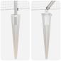 Preview: Zaunpfosten Silber 50 x 1 m (25 x 25 mm Masche) Stahl