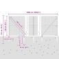 Preview: Zaunpfosten Silber 50 x 1,4 m (16 x 16 mm Gewebe) Stahl