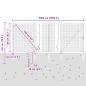 Preview: Zaunpfosten Silber 50 x 1,4 m (25 x 25 mm Netz) Stahl