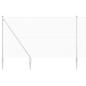 Preview: Zaunpfosten Silber 50 x 1,5 m (12 x 12 mm Maschen) Stahl