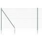 Preview: Zaunpfosten Grün 10 x 1,5 m (16 x 16 mm Gitter) Stahl und PVC