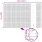 Preview: Zaunpfosten Grün 25 x 0,4 m (12 x 12 mm Maschen) Stahl und PVC
