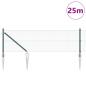 Preview: Zaunpfosten Grün 25 x 0,6 m (25 x 25 mm Netz) Stahl und PVC