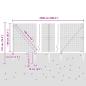 Preview: Zaunpfosten Grün 25 x 1,4 m (16 x 16 mm Maschen) Stahl und PVC