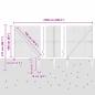 Preview: Zaunpfosten Grün 25 x 1,6 m (25 x 25 mm Gitter) Stahl und PVC