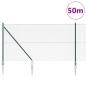 Preview: Zaunpfosten Grün 50 x 1 m (12 x 12 mm Netz) Stahl und PVC