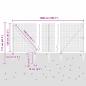 Preview: Zaunpfosten Grau 10 x 1,2 m (25 x 25 mm Maschen) Stahl und PVC