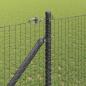Preview: Geschweißter Drahtzaun mit Stacheln 10 x 1,4 m Grau Netz