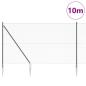 Preview: Zaunpfosten Grau 10 x 1,6 m (25 x 25 mm Maschenweite)