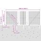 Preview: Zaunpfosten Grau 25 x 1,2 m (12 x 12 mm Masche) Stahl und PVC