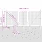Preview: Zaunpfosten Grau 25 x 1,2 m (25 x 25 mm Netz) Stahl und PVC
