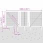 Preview: Zaunpfosten Grau 100 x 1 m (12 x 12 mm Maschen) Stahl und PVC