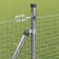 Preview: Geschweißter Drahtzaun mit Betonsockel 10 x 1 m Silber Netz