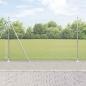 Preview: ARDEBO.de - Zaunpfosten Silber 10 x 1,5 m (16 x 16 mm Gitter) Stahl