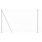 Preview: Zaunpfosten Silber 10 x 1,5 m (25 x 25 mm Maschenweite) Stahl