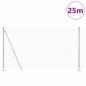 Preview: Zaunpfosten Silber 25 x 1,2 m (16 x 16 mm Maschen) Stahl