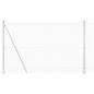 Preview: Zaunpfosten Silber 25 x 1,5 m (12 x 12 mm Netz) Stahl