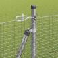Preview: Geschweißter Drahtzaun mit Betonsockel 25 x 1,5 m Silber Netz
