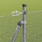 Preview: Geschweißter Drahtzaun mit Betonsockel 25 x 1,6 m Silber Netz