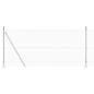 Preview: Zaunpfosten Silber 50 x 0,8 m (12 x 12 mm Maschen) Stahl