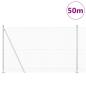 Preview: Zaunpfosten Silber 50 x 1,5 m (12 x 12 mm Maschen) Stahl