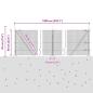 Preview: Zaunpfosten Grün 10 x 0,6 m (12 x 12 mm Netz) Stahl und PVC
