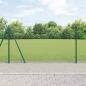 Preview: ARDEBO.de - Geschweißter Drahtzaun mit Betonsockel 25 x 1,2 m Grün Netz