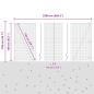 Preview: Zaunpfosten Grün 25 x 1,4 m (25 x 25 mm Maschen) Stahl und PVC