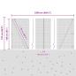 Preview: Zaunpfosten Grün 25 x 1,6 m (12 x 12 mm Netz) Stahl und PVC