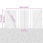 Preview: Zaunpfosten Grün 25 x 1,6 m (25 x 25 mm Gitter) Stahl und PVC
