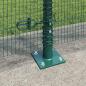 Preview: Zaunpfosten Grün 50 x 1,2 m (12 x 12 mm Maschen) Stahl und PVC