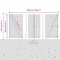 Preview: Zaunpfosten Grün 50 x 1,2 m (16 x 16 mm Netz) Stahl und PVC