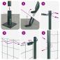 Preview: Zaunpfosten Grün 50 x 1,2 m (25 x 25 mm Gitter) Stahl und PVC