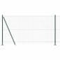 Preview: Zaunpfosten Grün 50 x 1,2 m (25 x 25 mm Gitter) Stahl und PVC