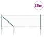 Preview: Sechseckzaun mit Pfosten 25 x 0,6 m PVC-beschichteter Stahl