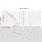 Preview: Sechseckzaun mit Pfosten 25 x 1,2 m PVC-beschichteter Stahl