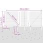 Preview: Sechseckzaun mit Pfosten 25 x 1,4 m PVC-beschichteter Stahl