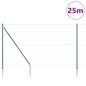 Preview: Sechseckzaun mit Pfosten 25 x 1,6 m PVC-beschichteter Stahl