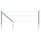Preview: Sechseckzaun mit Pfosten 50 x 0,8 m PVC-beschichteter Stahl