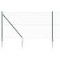 Preview: Sechseckzaun mit Pfosten 50 x 1,2 m PVC-beschichteter Stahl