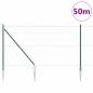 Preview: Sechseckzaun mit Pfosten 50 x 1,4 m PVC-beschichteter Stahl