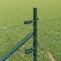 Preview: Sechseckzaun mit Pfosten 100 x 0,5 m PVC-beschichteter Stahl