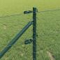 Preview: Sechseckzaun mit Pfosten 100 x 0,6 m PVC-beschichteter Stahl