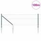 Preview: Sechseckzaun mit Pfosten 100 x 0,6 m PVC-beschichteter Stahl